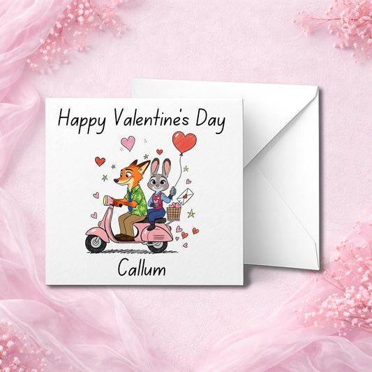 Personalised Valentine’s Day card handmade to order and printed on thick luxury cardstock. Premium physical greeting card customised with names or wording, designed as a romantic keepsake gift for couples. High quality custom Valentine card supplied with a matching envelope, made in the UK with care and attention to detail. Ideal personalised love card for husband, wife, boyfriend, girlfriend or partner, created to be kept forever.